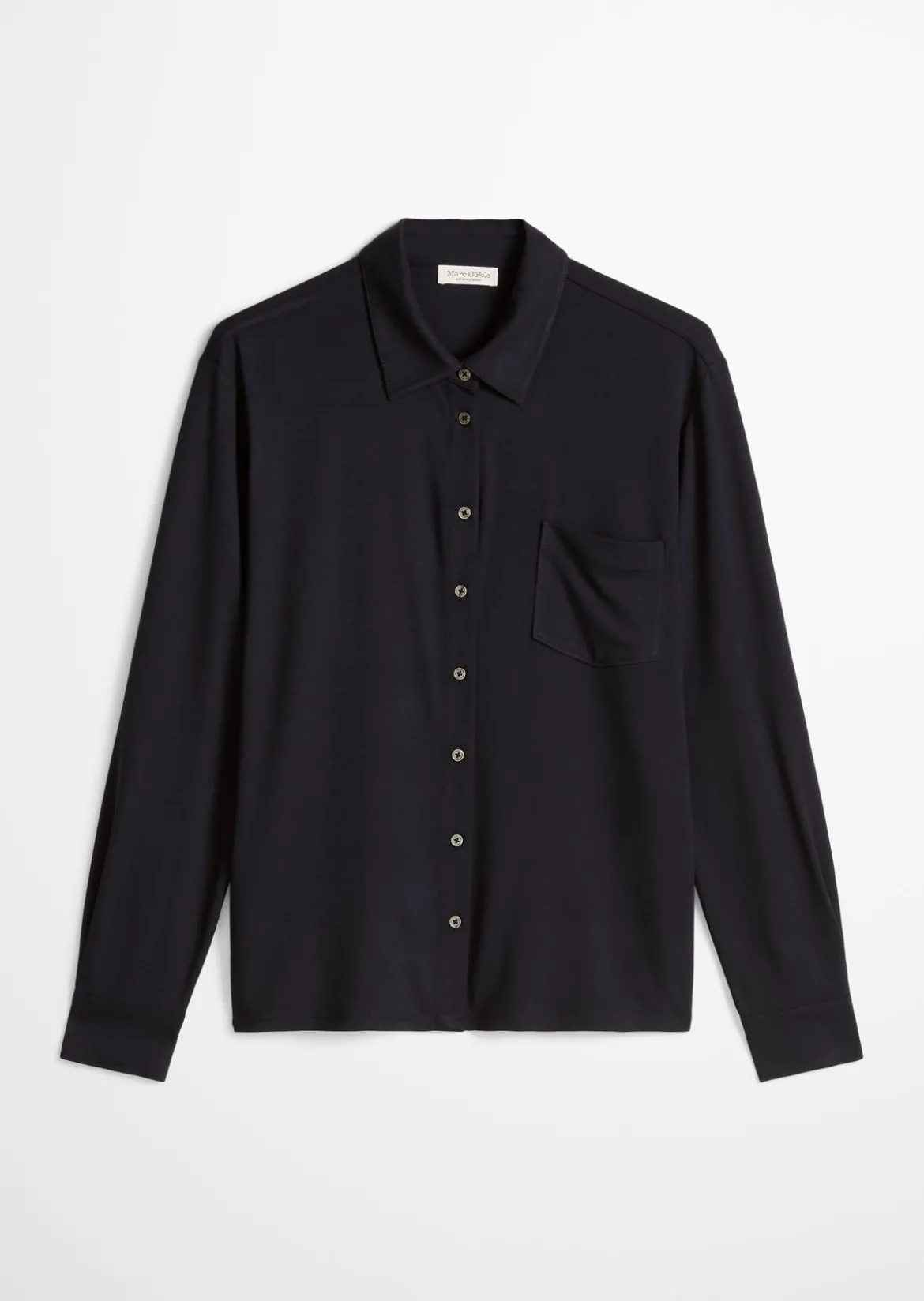 Jersey-Bluse loose aus LENZING™ ECOVERO™
