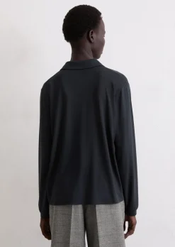 Jerseybluse loose aus LENZING™ ECOVERO™