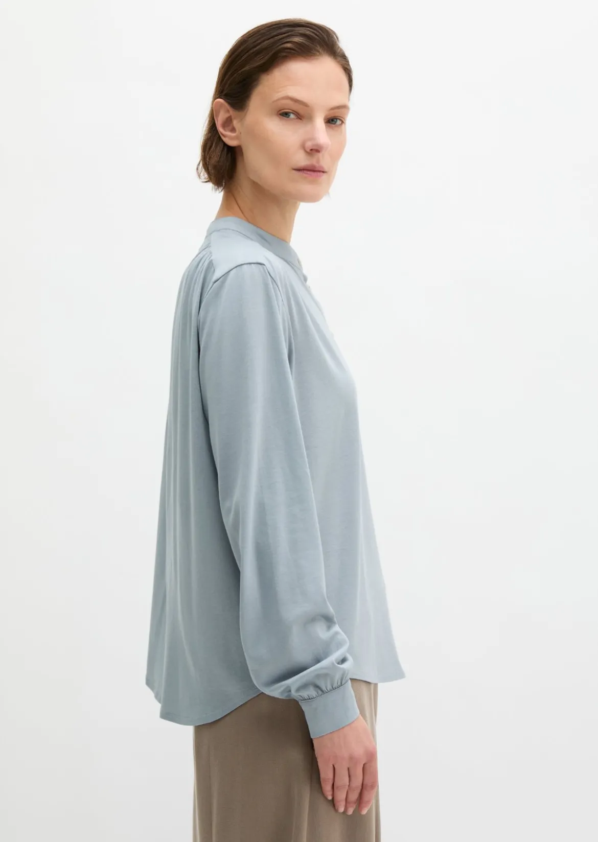 Jerseybluse loose aus TENCEL™ Modal