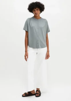 Jerseybluse regular aus LENZING™ ECOVERO™