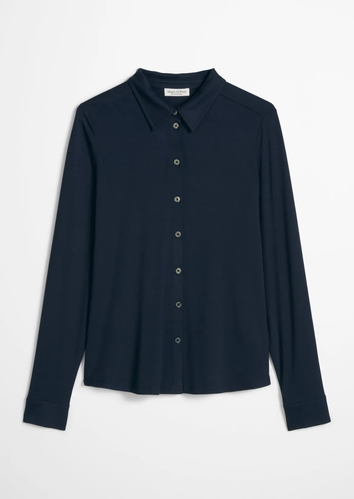 Jersey-Bluse regular aus LENZING™ ECOVERO™