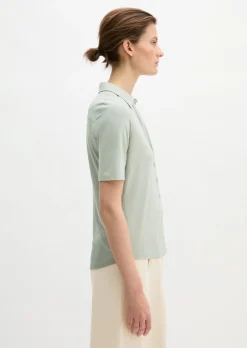 Jerseybluse regular aus LENZING™ ECOVERO™