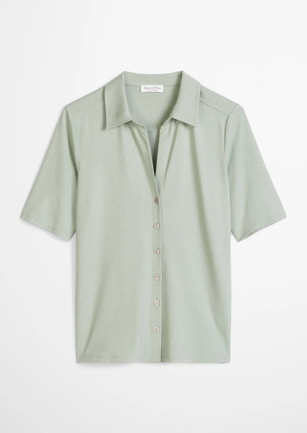 Jerseybluse regular aus LENZING™ ECOVERO™