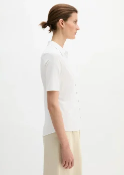 Jerseybluse regular aus LENZING™ ECOVERO™