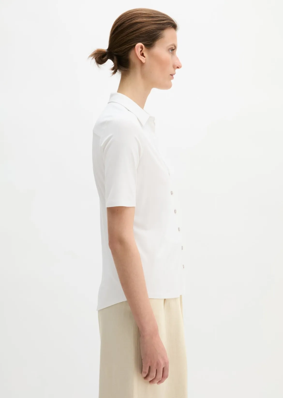 Jerseybluse regular aus LENZING™ ECOVERO™