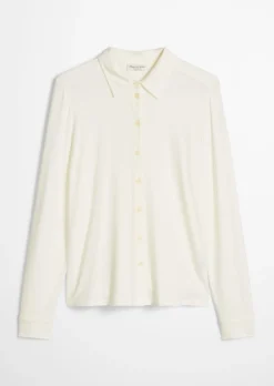 Jersey-Bluse regular aus LENZING™ ECOVERO™
