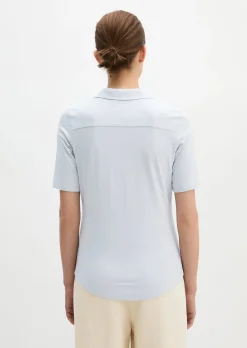 Jerseybluse regular aus LENZING™ ECOVERO™
