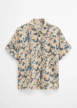 Jerseybluse regular aus leichtem Single Jersey