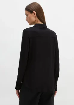 Jersey-Bluse regular aus LENZING™ ECOVERO™