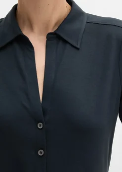 Jerseybluse regular aus LENZING™ ECOVERO™
