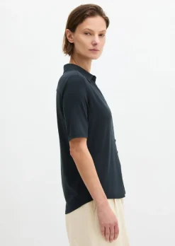 Jerseybluse regular aus LENZING™ ECOVERO™
