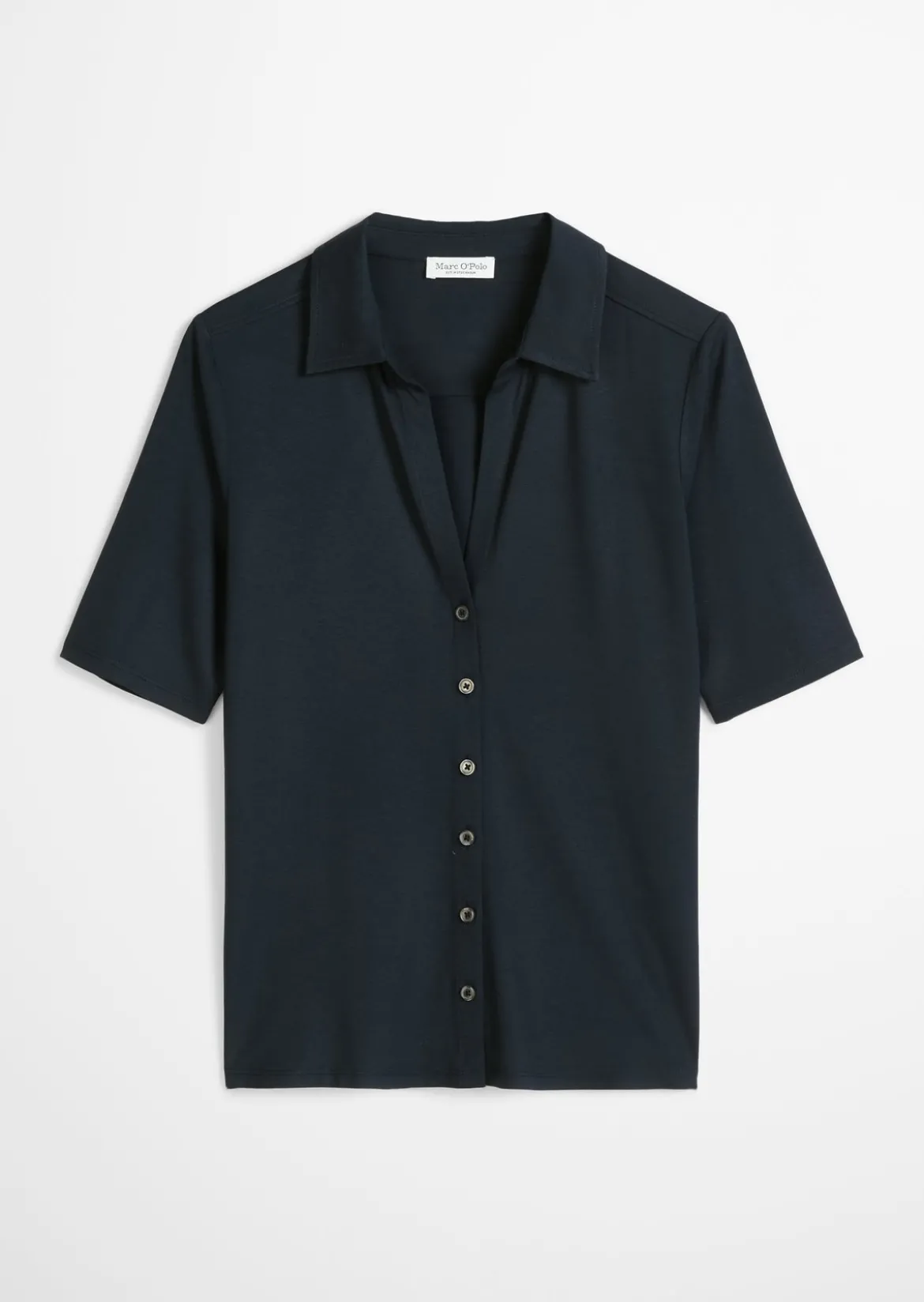 Jerseybluse regular aus LENZING™ ECOVERO™
