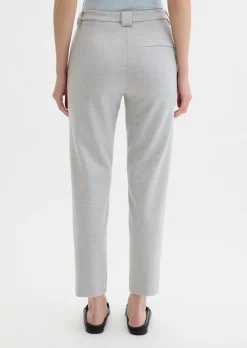 Jerseyhose Model Malin slim aus weichem Interlock-Jersey