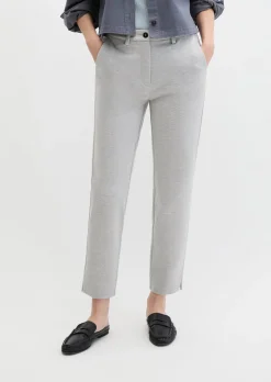 Jerseyhose Model Malin slim aus weichem Interlock-Jersey