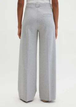 Jerseyhose Model Margo wide aus weichem Interlock-Jersey