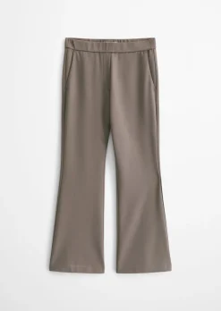 Jerseyhose Model Marthe flared aus Viskose-Stretch