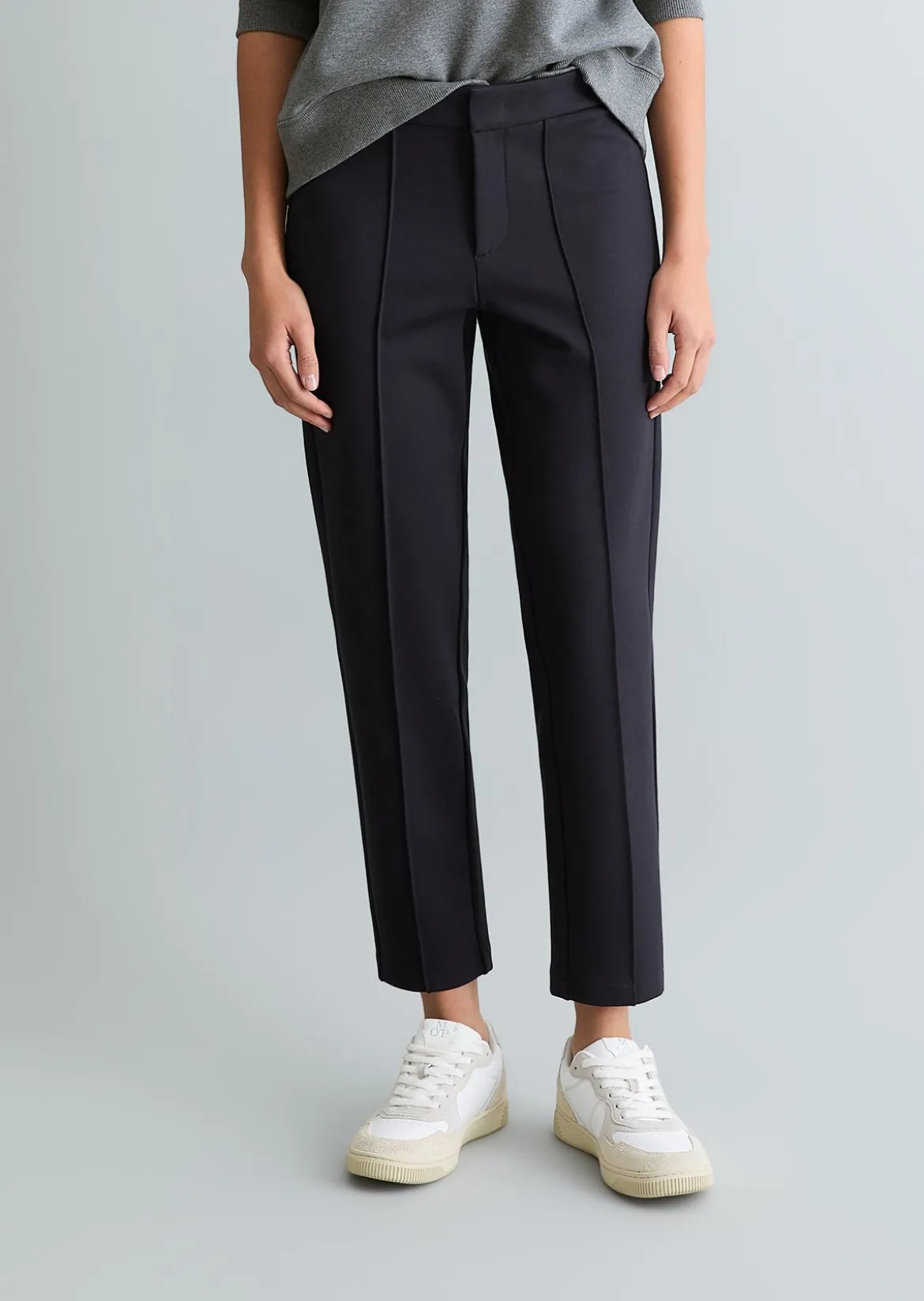 Jerseyhose slim aus kompakter Interlock-Qualität