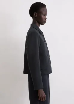 Jerseyjacke regular aus Organic Cotton-Mix