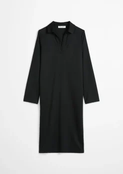 Jerseykleid fitted aus fließendem Soft-Touch-Jersey