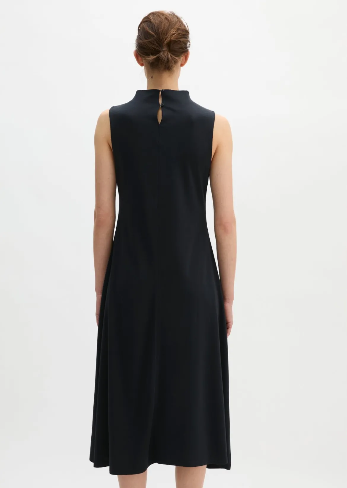 Jerseykleid fitted aus fließendem Soft-Touch-Jersey