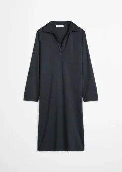 Jerseykleid fitted aus fließendem Soft-Touch-Jersey
