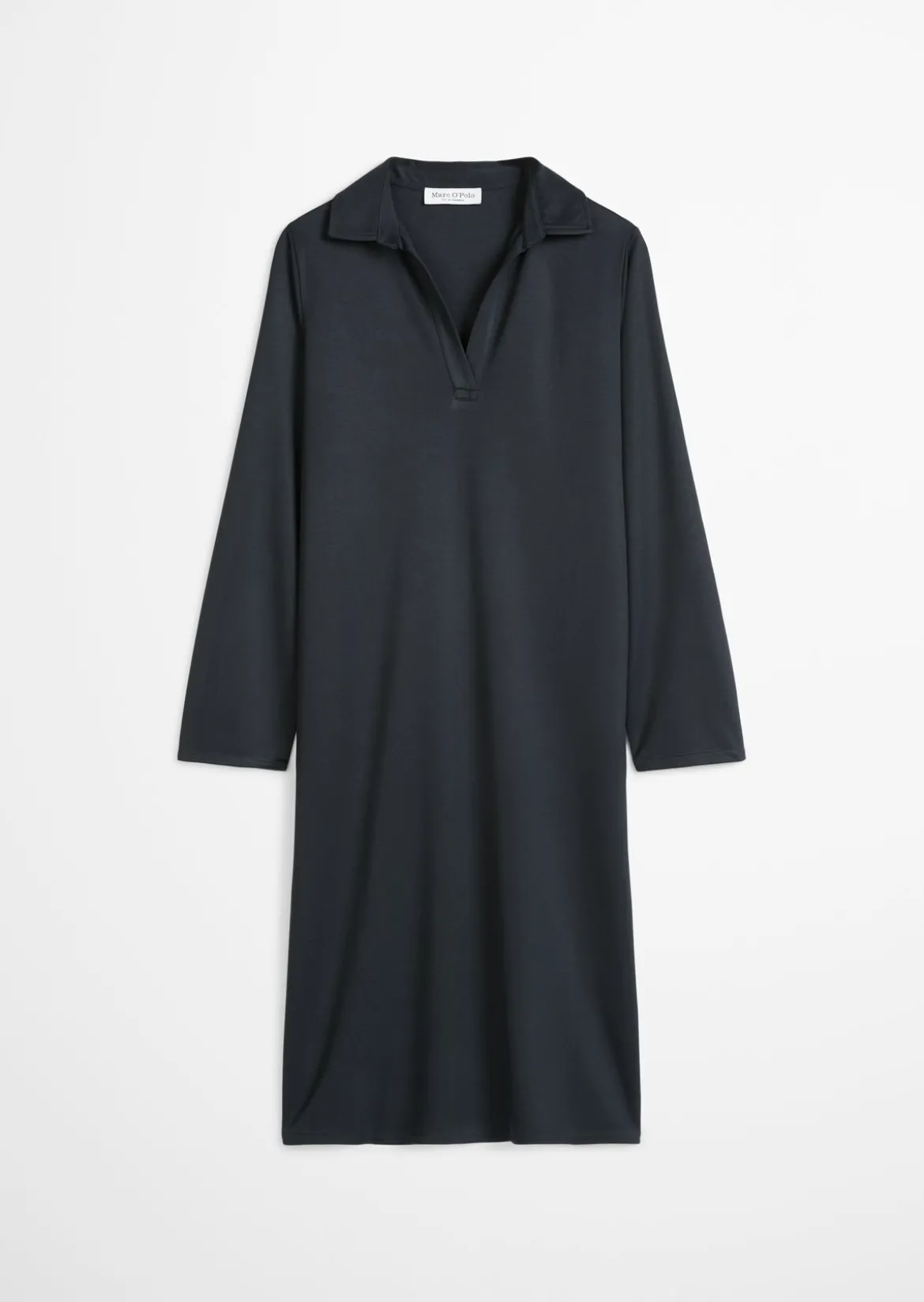 Jerseykleid fitted aus fließendem Soft-Touch-Jersey