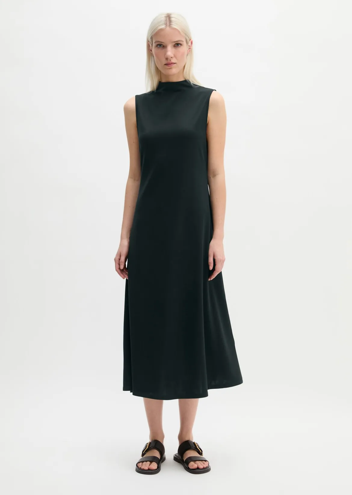 Jerseykleid fitted aus fließendem Soft-Touch-Jersey