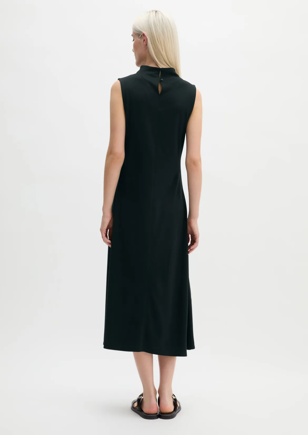 Jerseykleid fitted aus fließendem Soft-Touch-Jersey