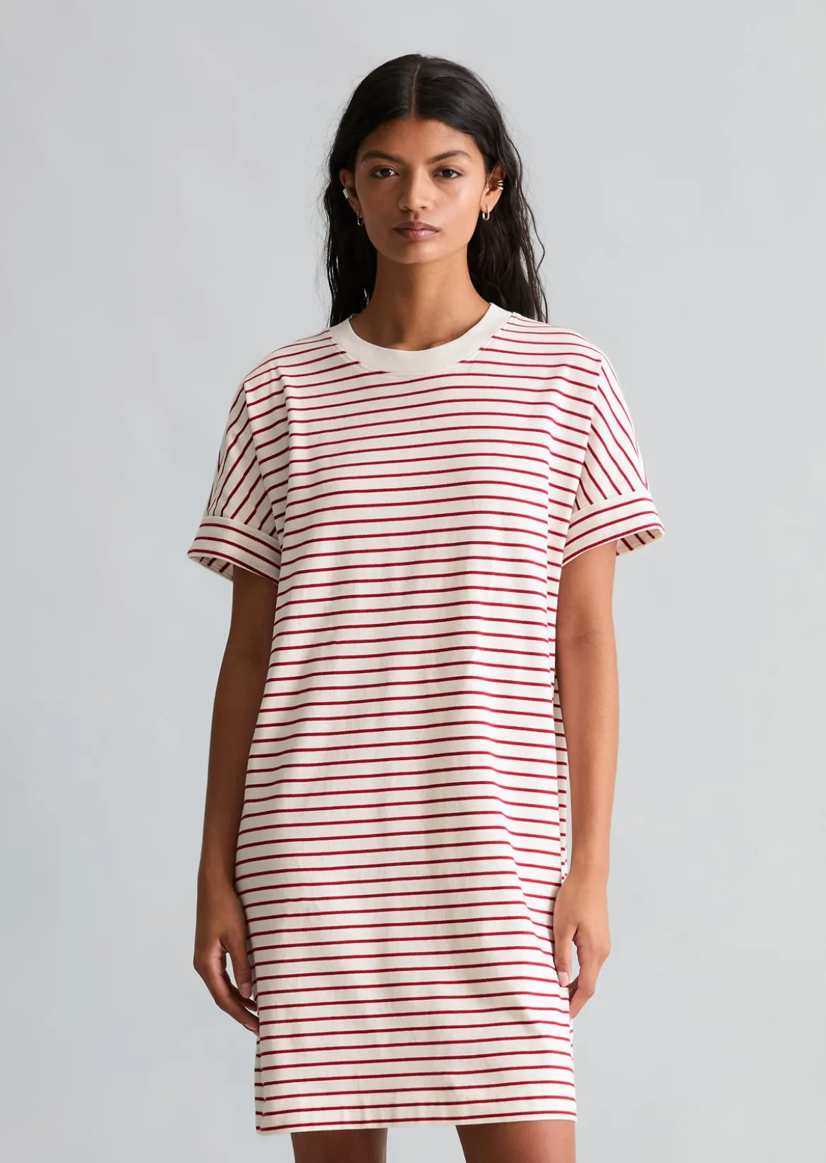 Jerseykleid regular aus Heavy Jersey