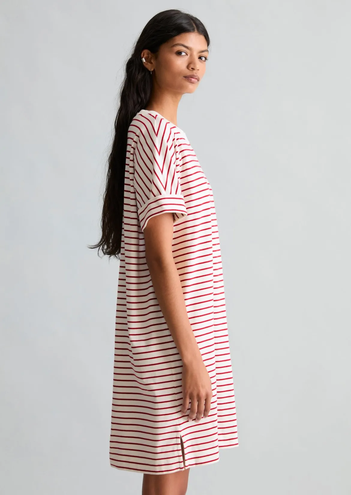 Jerseykleid regular aus Heavy Jersey