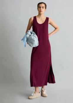 Jerseykleid relaxed aus fließendem Viskose-Stretch