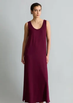 Jerseykleid relaxed aus fließendem Viskose-Stretch