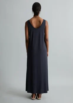 Jerseykleid relaxed aus fließendem Viskose-Stretch