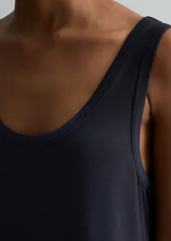 Jerseykleid relaxed aus fließendem Viskose-Stretch