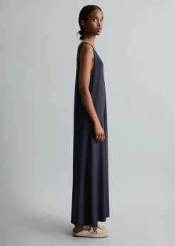 Jerseykleid relaxed aus fließendem Viskose-Stretch