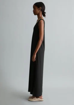 Jerseykleid relaxed aus fließendem Viskose-Stretch