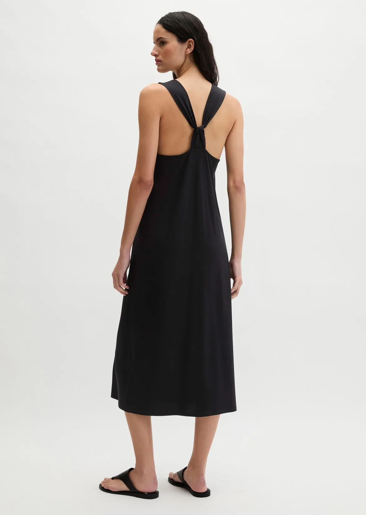 Jerseykleid shaped mit Knoten-Detail aus LENZING™ ECOVERO™