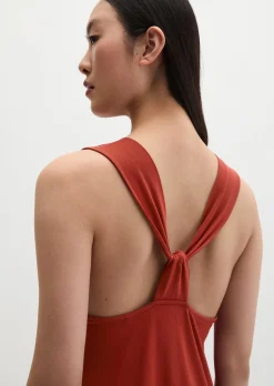 Jerseykleid shaped mit Knoten-Detail aus LENZING™ ECOVERO™