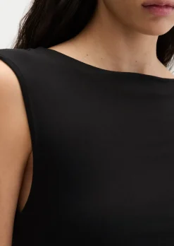 Jerseykleid slim mit geraffter Seitenpartie