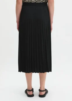 Jersey-Plissee-Rock ausgestellt mit TENCEL™ Lyocell