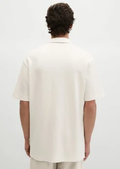 Jerseyshirt loose mit feiner Struktur