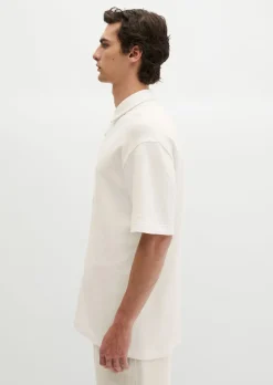 Jerseyshirt loose mit feiner Struktur