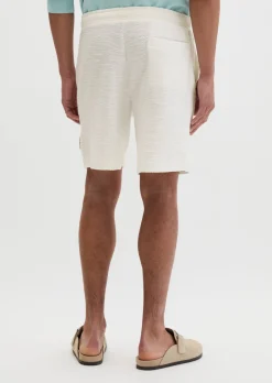 Jersey-Shorts loose aus weichem Bouclé-Jersey