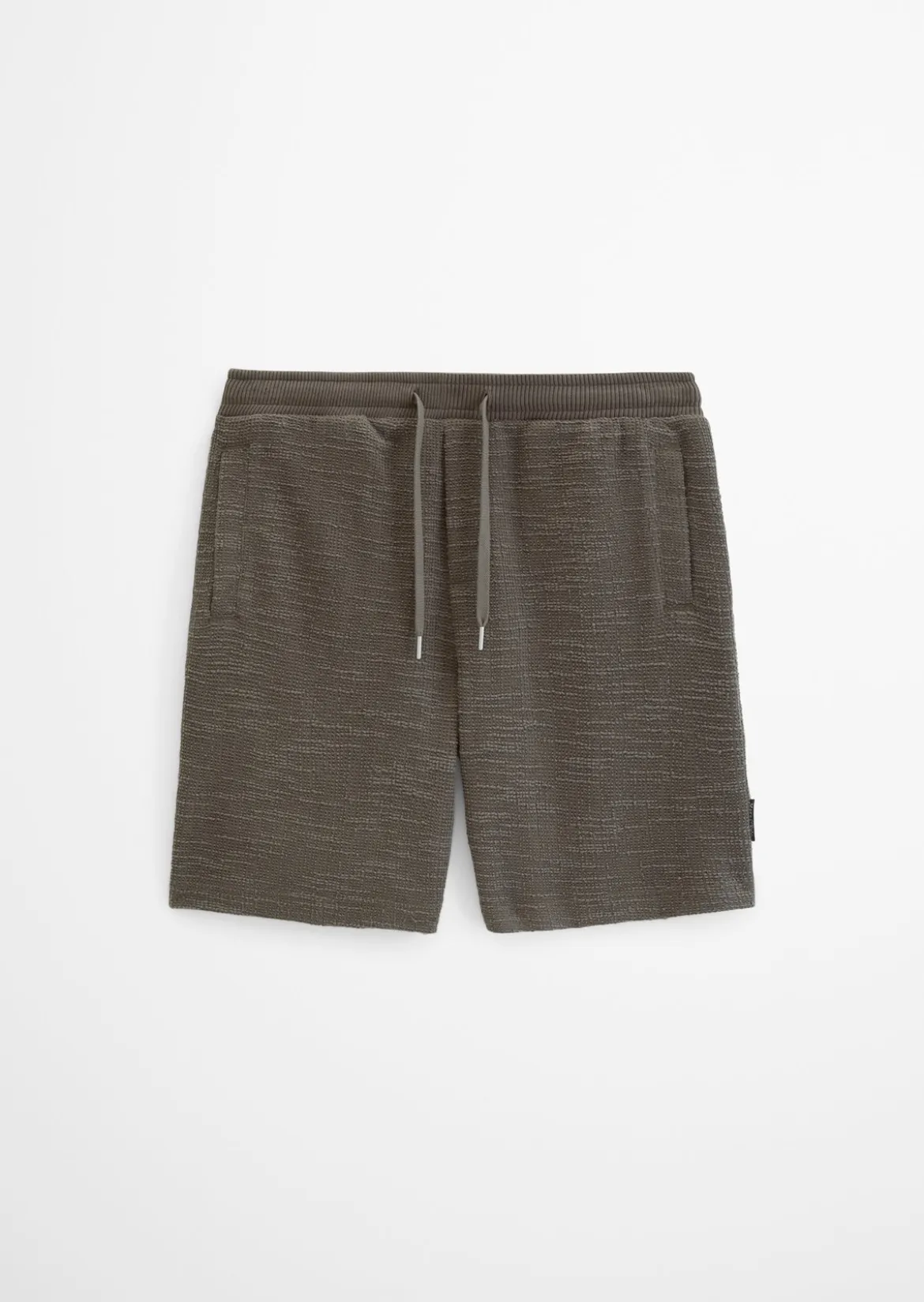 Jersey-Shorts loose aus weichem Bouclé-Jersey
