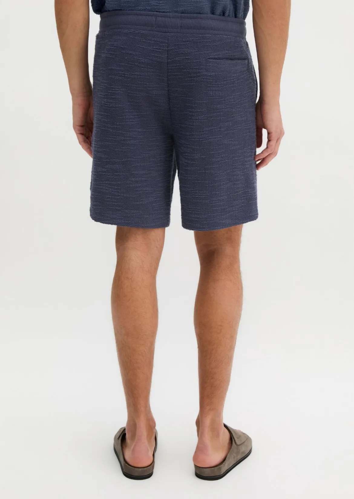 Jersey-Shorts loose aus weichem Bouclé-Jersey