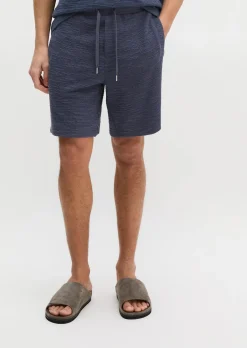 Jersey-Shorts loose aus weichem Bouclé-Jersey