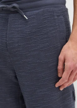 Jersey-Shorts loose aus weichem Bouclé-Jersey