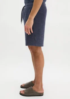 Jersey-Shorts loose aus weichem Bouclé-Jersey