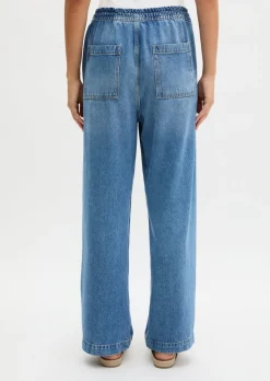 Joggpants straight cropped aus TENCEL™ Lyocell
