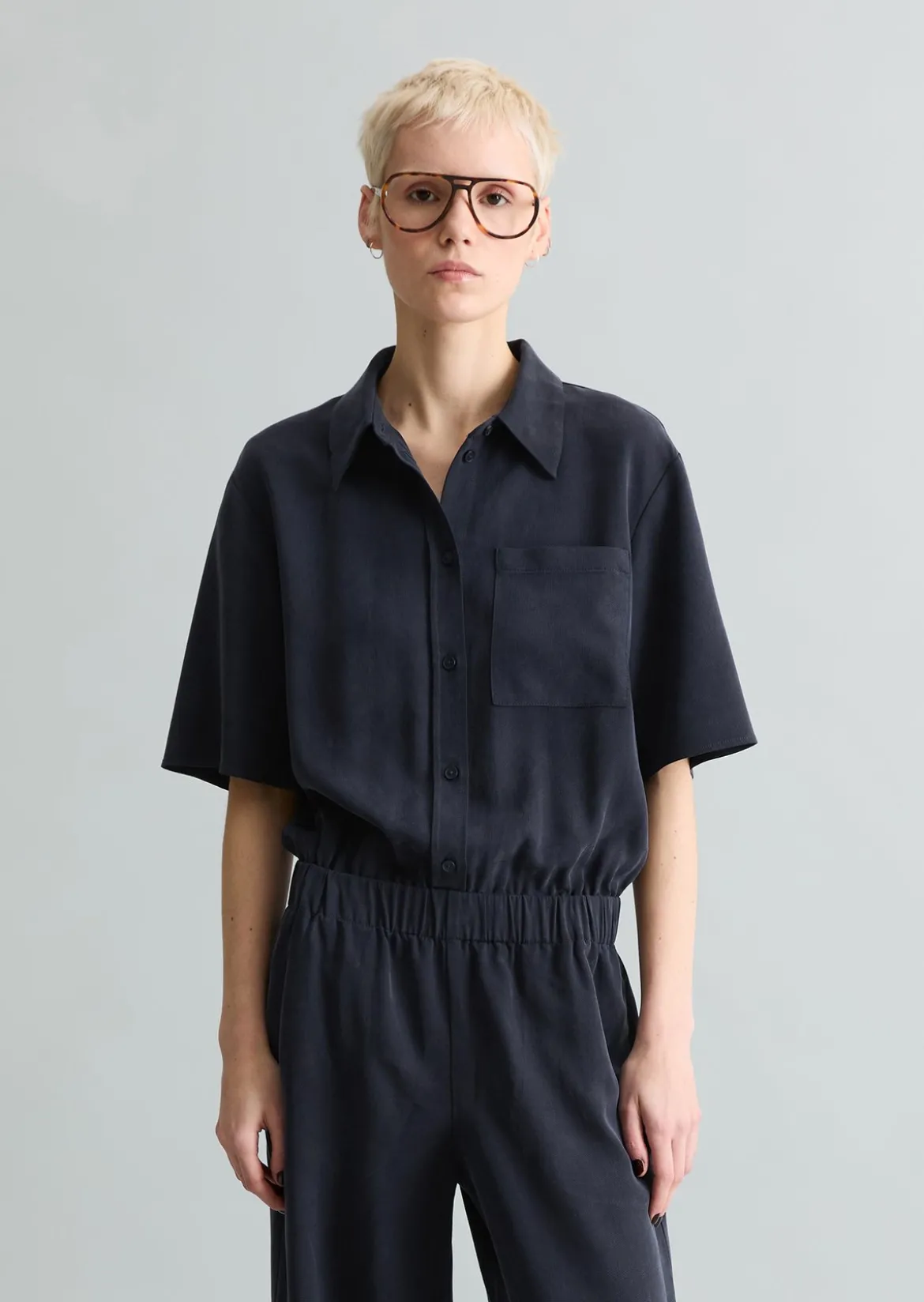 Jumpsuit relaxed aus LENZING™ Lyocell